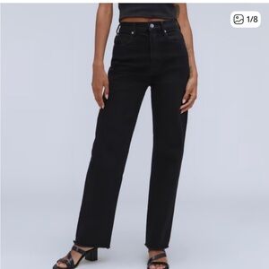 Everlane The Way High Jean, Black 23 Crop